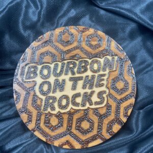 Base de Copos "Bourbon on the Rocks"