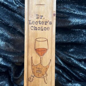 Caixa para Garrafa "Dr. Lecter's Choice"